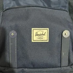 COLOR DISCONTINUED Herschel Backpack Navy Blue Recycled Material Herschel Supply Company | Bags | Color Discontinued Herschel  main image 2